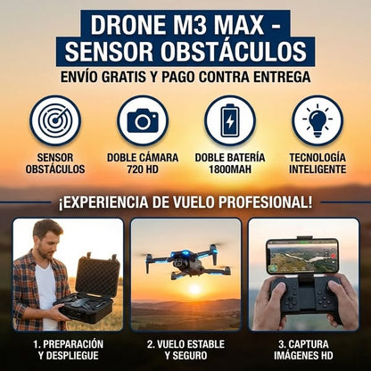 SOLO HOY: Drone PRO 2026 + 4 Regalos GRATIS 🎁 ¡Aprovecha antes que se agote!