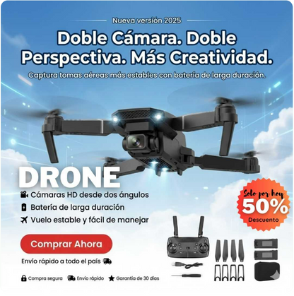SOLO HOY: Drone PRO 2026 + 4 Regalos GRATIS 🎁 ¡Aprovecha antes que se agote!